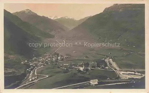 AK / Ansichtskarte Andermatt_UR Panorama mit Furka 