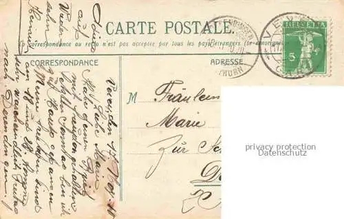 AK / Ansichtskarte VEVEY_VD Le quai l hotel des trois Couronnes et l hotel d Angleterre Vevey_VD
