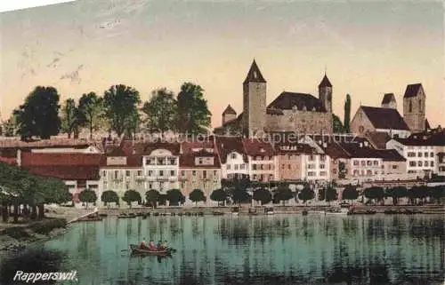 AK / Ansichtskarte Rapperswil_BE Schloss Kirche Rapperswil BE