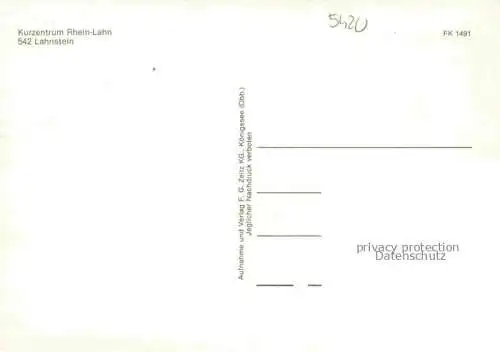 AK / Ansichtskarte Lahnstein Kurzentrum Rhein Lahn