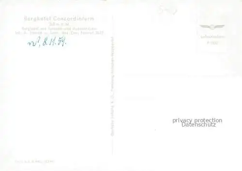 AK / Ansichtskarte BAD EMS Berghotel Concordiaturm Fliegeraufnahme