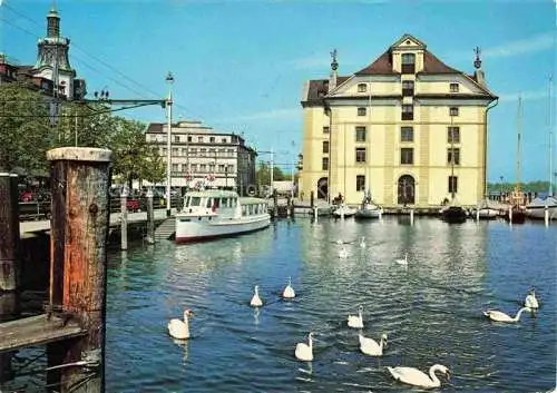 AK / Ansichtskarte RORSCHACH_Bodensee_SG Hafen mit Kornhaus 