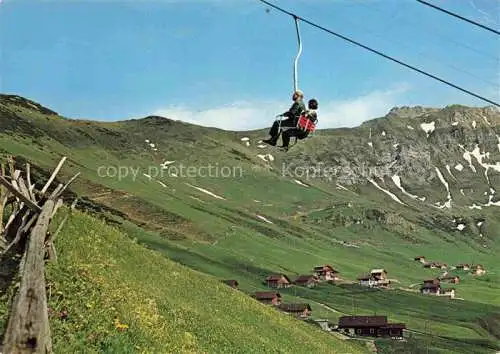 AK / Ansichtskarte Malbun Triesenberg Liechtenstein Sesselbahn nach Sareisergrat