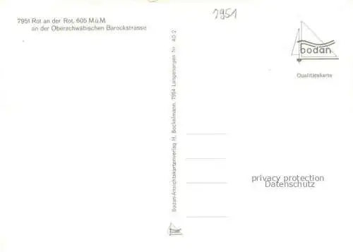 AK / Ansichtskarte Rot Rot Kloster Kirche