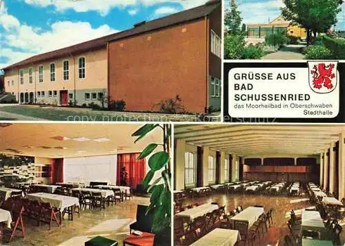 AK / Ansichtskarte Bad Schussenried Moorheilbad Stadthalle 