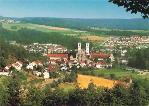 AK / Ansichtskarte Zwiefalten Wuerttemberg Stadtpanorama Muenster Unserer Lieben Frau