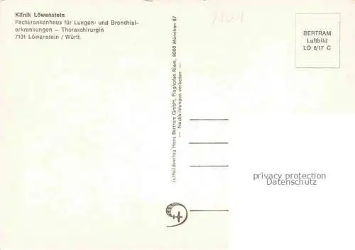 AK / Ansichtskarte Loewenstein Heilbronn BW Klinik Loewenstein