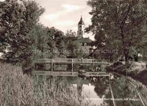 AK / Ansichtskarte Bad Wurzach Ravensburg BW Am Kurpark Moorheilbad