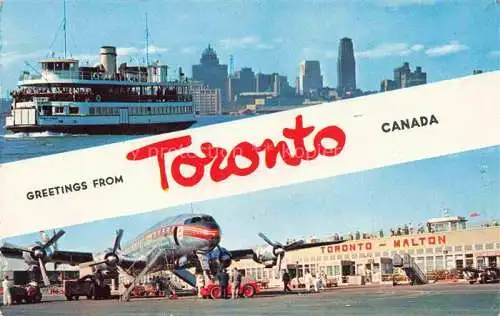 AK / Ansichtskarte Flughafen Airport Aeroporto Toronto Canada Dampfer