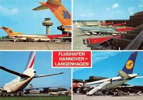 AK / Ansichtskarte Flughafen Airport Aeroporto Hannover Langenhagen