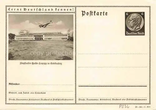 AK / Ansichtskarte Flughafen Airport Aeroporto Halle Leipzig Schkeuditz
