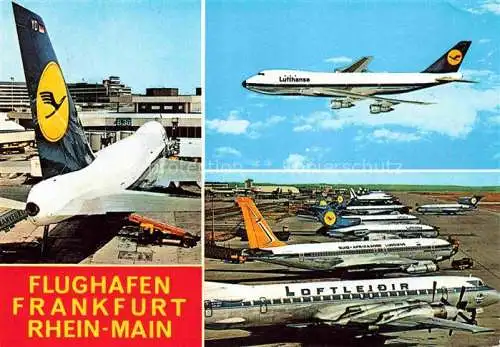 AK / Ansichtskarte Flughafen Airport Aeroporto Frankfurt Rhein Main Lufthansa 