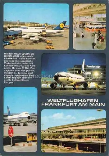 AK / Ansichtskarte Flughafen Airport Aeroporto Frankfurt Rhein Main Lufthansa