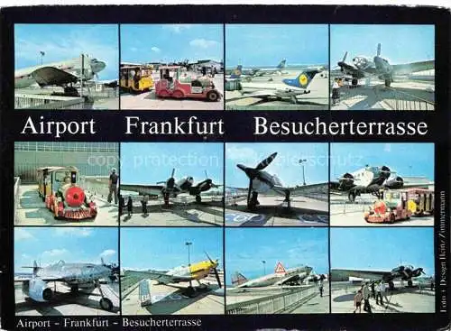 AK / Ansichtskarte Flughafen Airport Aeroporto Frankfurt Rhein Main Lufthansa