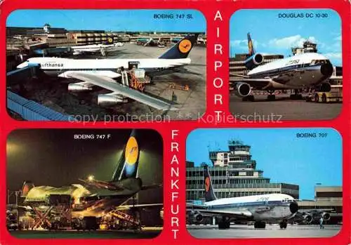 AK / Ansichtskarte Flughafen Airport Aeroporto Frankfurt Rhein Main Lufthansa