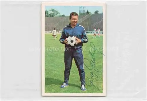 AK / Ansichtskarte Fussball Soccer Football-- Sammelbild Nr 253 Karlsruhe SC Trainer Gawaliczek Autogramm