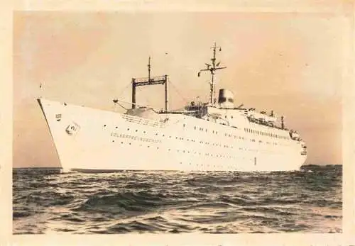 AK / Ansichtskarte Dampfer Oceanliner MS Voelkerfreundschaft
