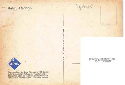 AK / Ansichtskarte Fussball Soccer Football-- Helmut Schoen