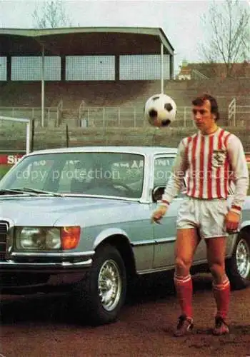 AK / Ansichtskarte Fussball Soccer Football-- Horst Hoettges SV Werder Bremen Mercedes Benz