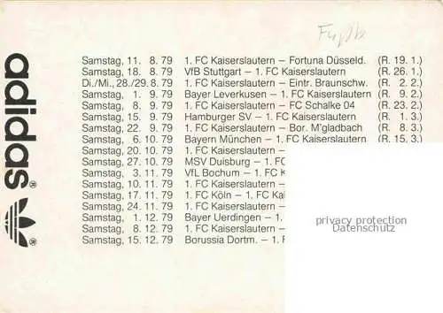 AK / Ansichtskarte Fussball Soccer Football-- FC Kaiserslautern Gruppenfoto 