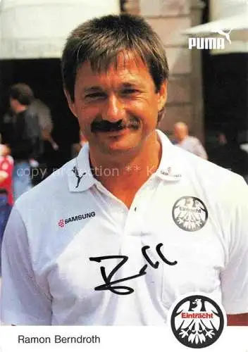AK / Ansichtskarte Fussball Soccer Football-- Ramon Berndroth Autogramm 