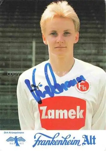 AK / Ansichtskarte Fussball Soccer Football-- Dirk Kruempelmann Autogramm 
