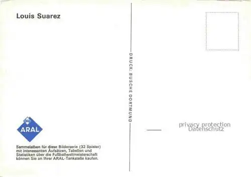 AK / Ansichtskarte Fussball Soccer Football-- Lois Suarez 