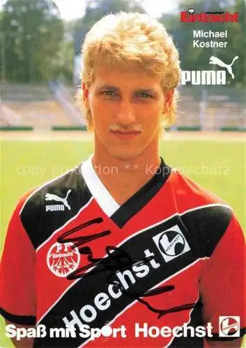 AK / Ansichtskarte Fussball Soccer Football-- Michael Kostner Autogramm