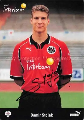 AK / Ansichtskarte Fussball Soccer Football-- Damir Stojak ssC Neapel Vojuodina Novi Sad Autogramm