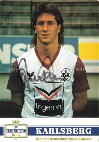 AK / Ansichtskarte Fussball Soccer Football-- Franco Foda 1. FC Kaiserslautern Autogramm 