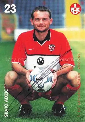 AK / Ansichtskarte Fussball Soccer Football-- Silvio Adzic FC Kaiserslautern Autogramm 