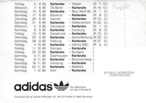 AK / Ansichtskarte Fussball Soccer Football-- Karlsruhe SC Gruppenfoto 