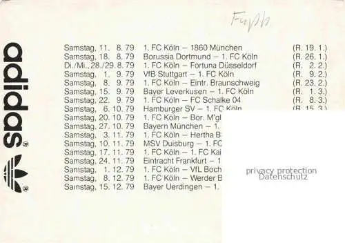 AK / Ansichtskarte Fussball Soccer Football-- FC Koeln Gruppenfoto