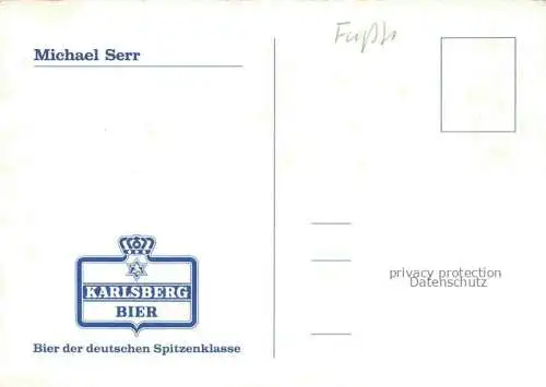 AK / Ansichtskarte Fussball Soccer Football-- Michael Serr Autogramm FCK
