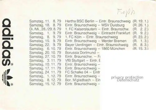 AK / Ansichtskarte Fussball Soccer Football-- Eintracht Braunschweig Gruppenfoto