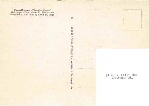 Boote Seenotkreuzer Theodor Heuss 