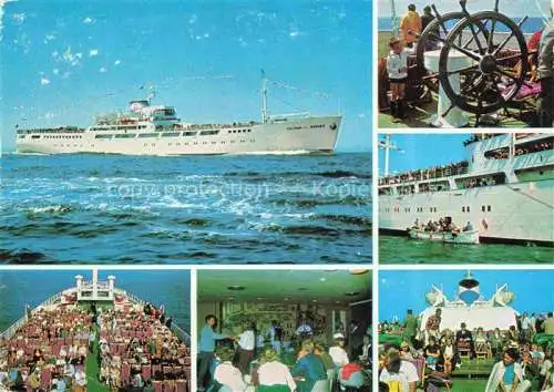 Dampfer Binnenschifffahrt MS Roland von Bremen 4391 BRT Bremerhaven Helgoland