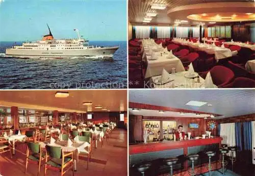 Faehre Ferry Bac Traghetto-- MF Gedser Bar Essensraum Innenansicht