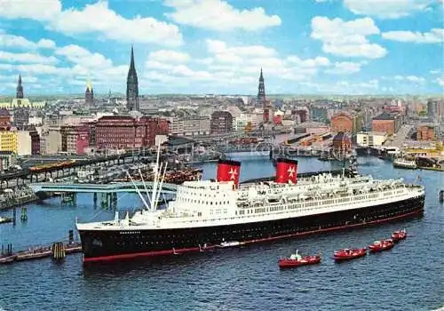 Dampfer Oceanliner Hanseatic Hamburg Atlantik Linie