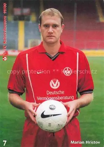 Fussball Soccer Football-- Marian Hristov FC Kaiserslautern 
