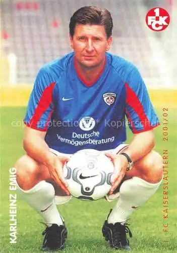 Fussball Soccer Football-- Karlheinz Emig FC Kaiserslautern