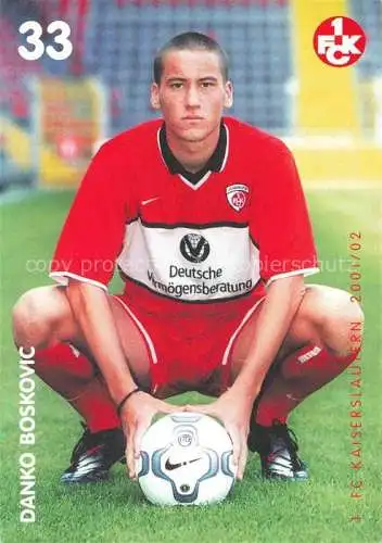 Fussball Soccer Football-- Danko Boskovic FC Kaiserslautern