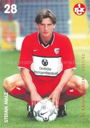 Fussball Soccer Football-- Stefan Malz FC Kaiserslautern