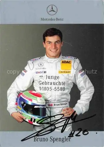 Autorennen Bruno Spengler Autogramm Mercedes Benz