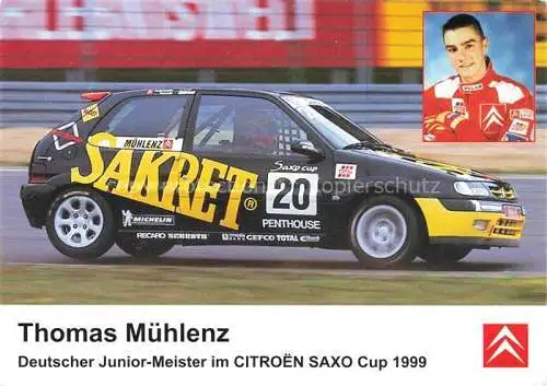 Autorennen Thomas Muehlenz Citroen Saxo Cup 