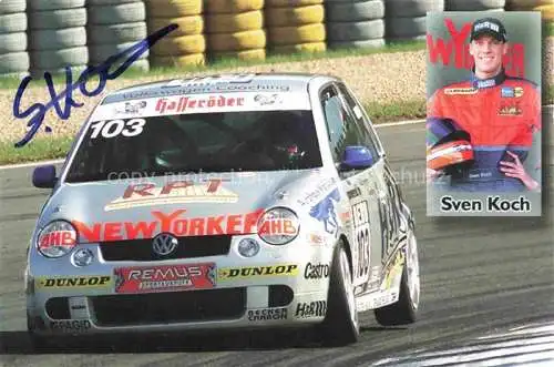 Motorsport Racing Sven Koch VW Autogramm