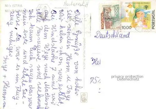 Schiffe Ships Navires MS Istra MS DALMACIJA