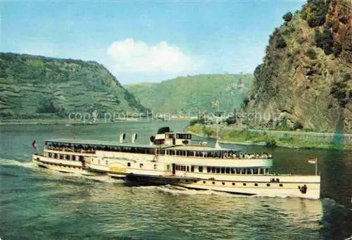 Dampfer Seitenrad Vaterland Koeln Duesseldorf 