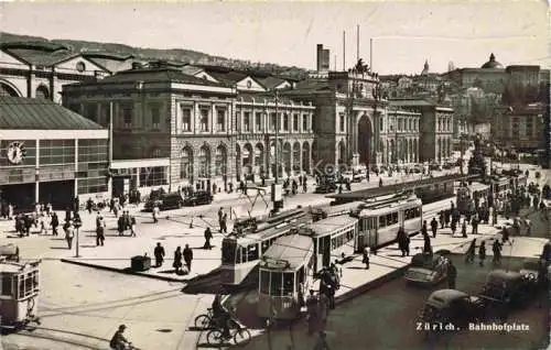STRAssENBAHN Tramway-- Zuerich Bahnhofplatz 