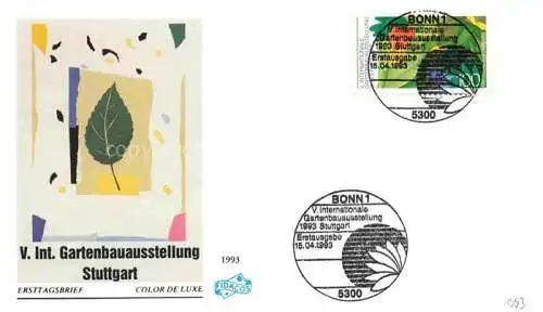 IGA Gartenbauaustellung International Stuttgart Ersttagsbrief 